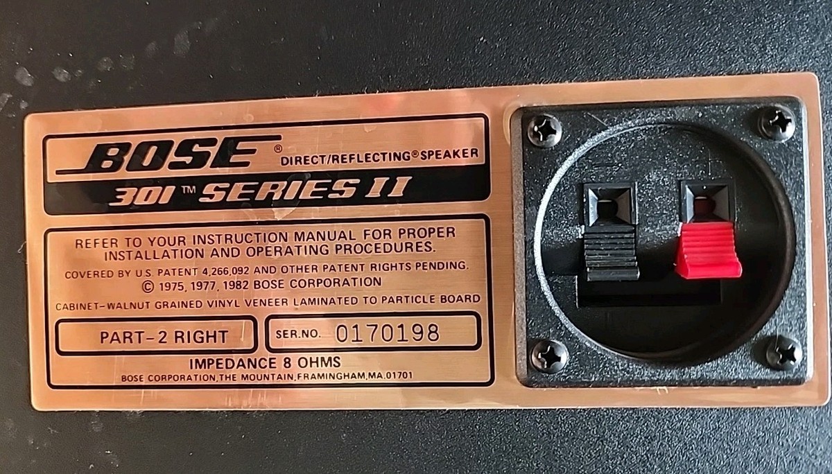Bose 301 Series II Speakers | eBay