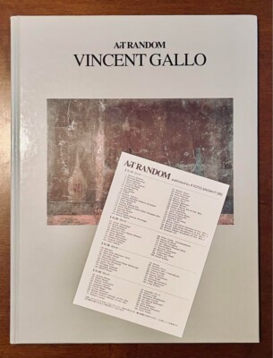 Vincent Gallo PAINTINGS and DRAWINGS 1982 -1988 Art Book Art