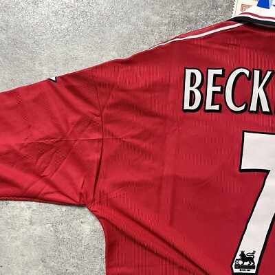 BNWT 1998-2000 Manchester United L/S shirt #7 BECKHAM】 | eBay
