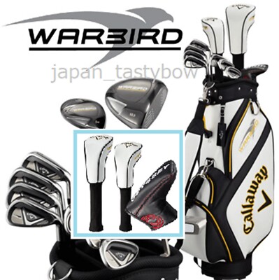 Callaway Men's Club Set WARBIRD 10 with Caddy Bag 2019 Carbon