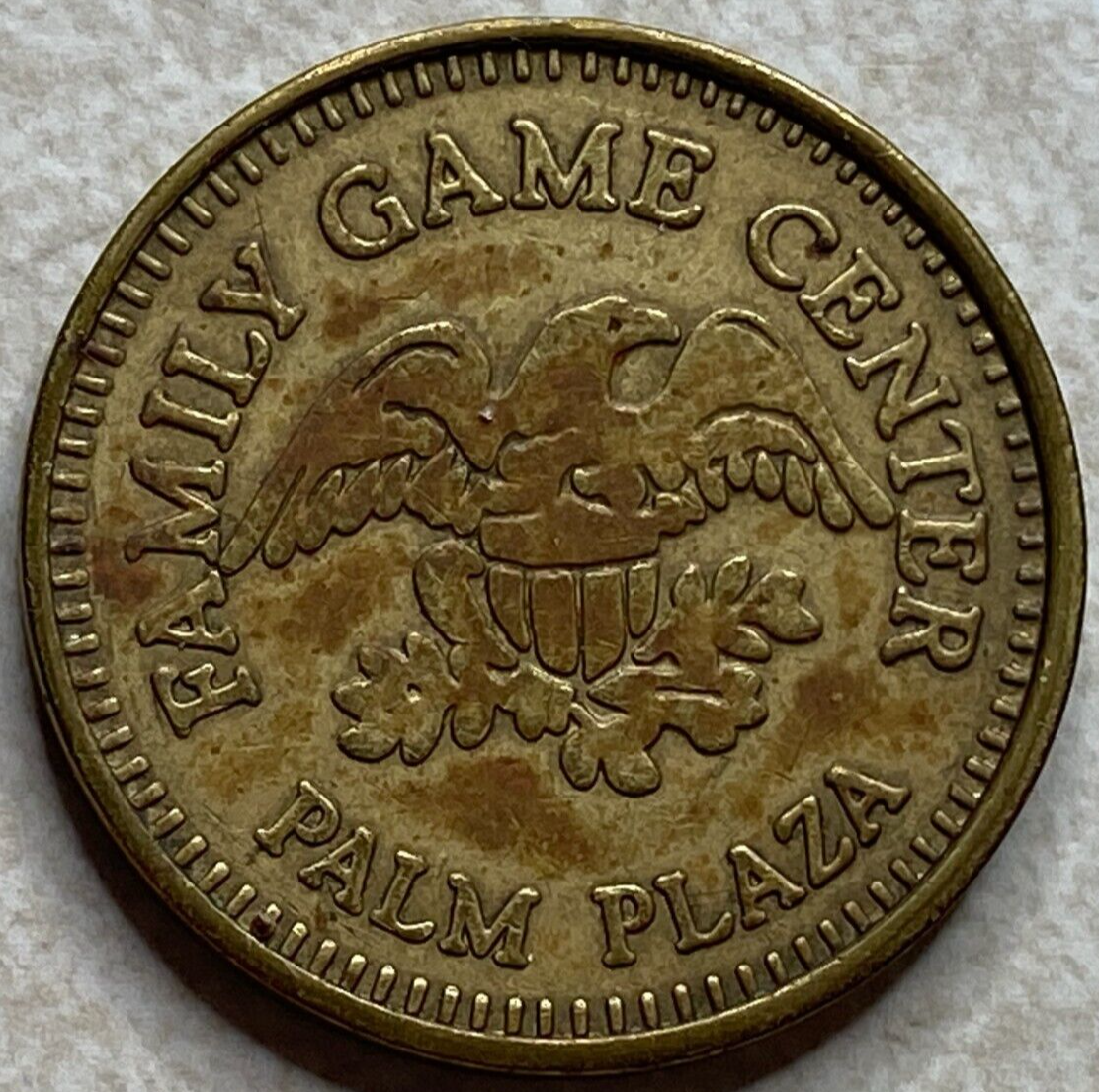 Palm Plaza Sunnymead CA Arcade trade Token T5884 | eBay