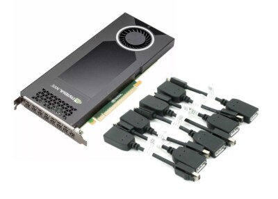 PNY Nvidia Quadro NVS810 NVS 810 8xDP 4GB DDR3 VCNVS810 900-5G201