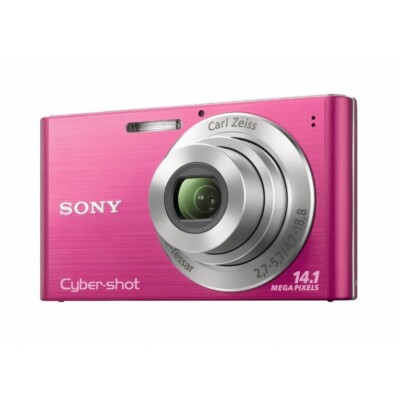 Sony DSC-W320 Vintage Digital Camera 14.1MP Pink 2x Digital Zoom