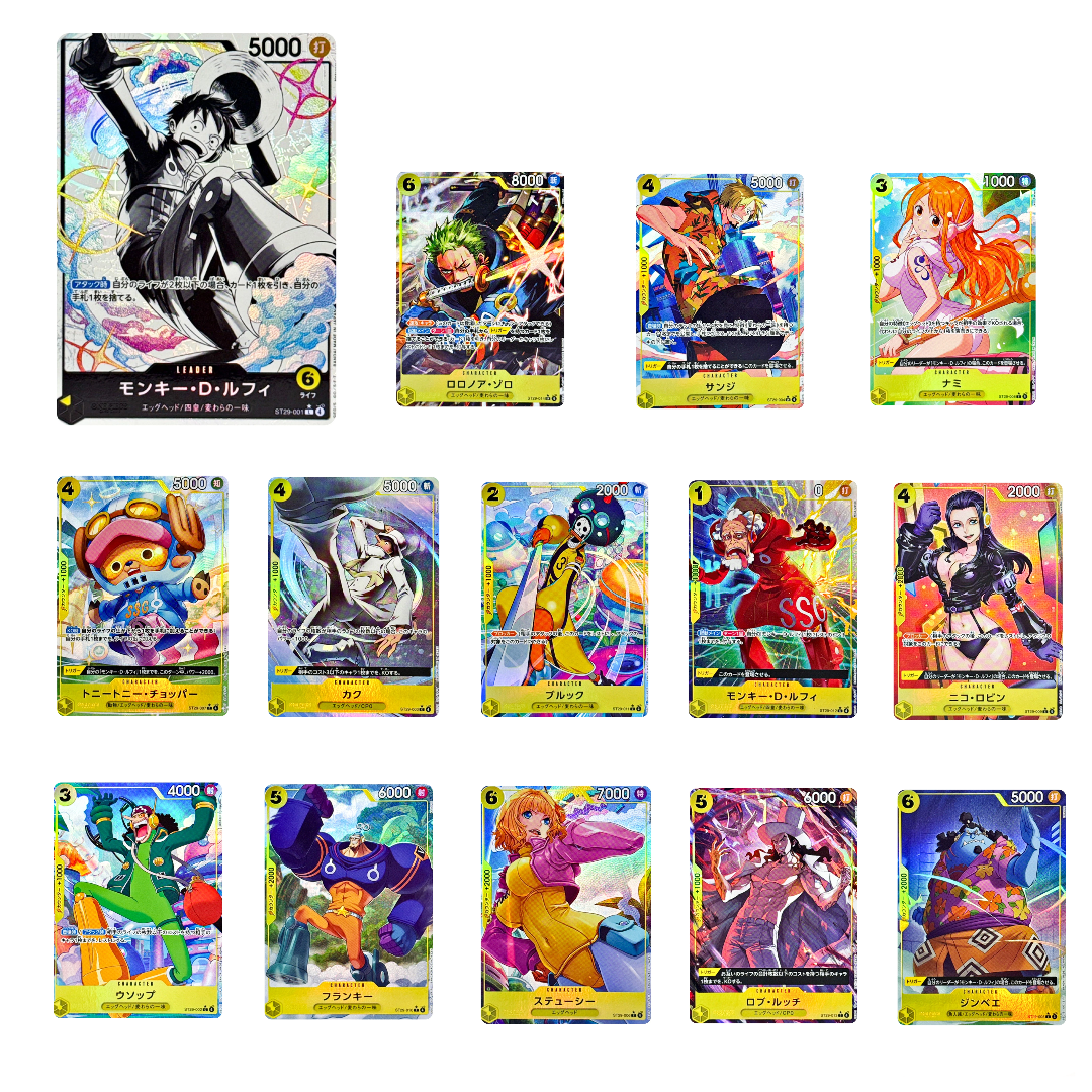 ONE PIECE Card Game ST29 Starter Deck (EGGHEAD) Bonus Pack