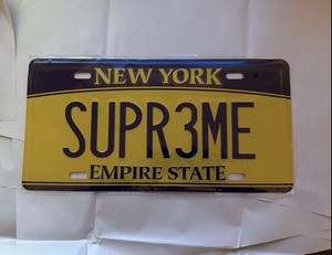 Supreme License Plate | eBay
