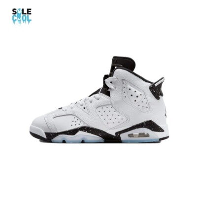 Air Jordan 6 VI AJ6 Retro 'Reverse Oreo' Sneakers GS/ WOMENS Shoes
