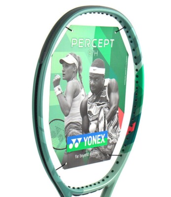 YONEX 2023 Percept 97H Tennis Racquet Racket Green 97sq 330g 16x19