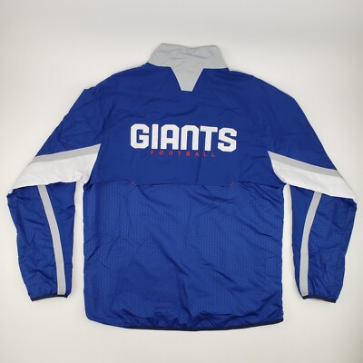 Vintage Reebok New York Giants On Field Team Jacket 1/4 Zip