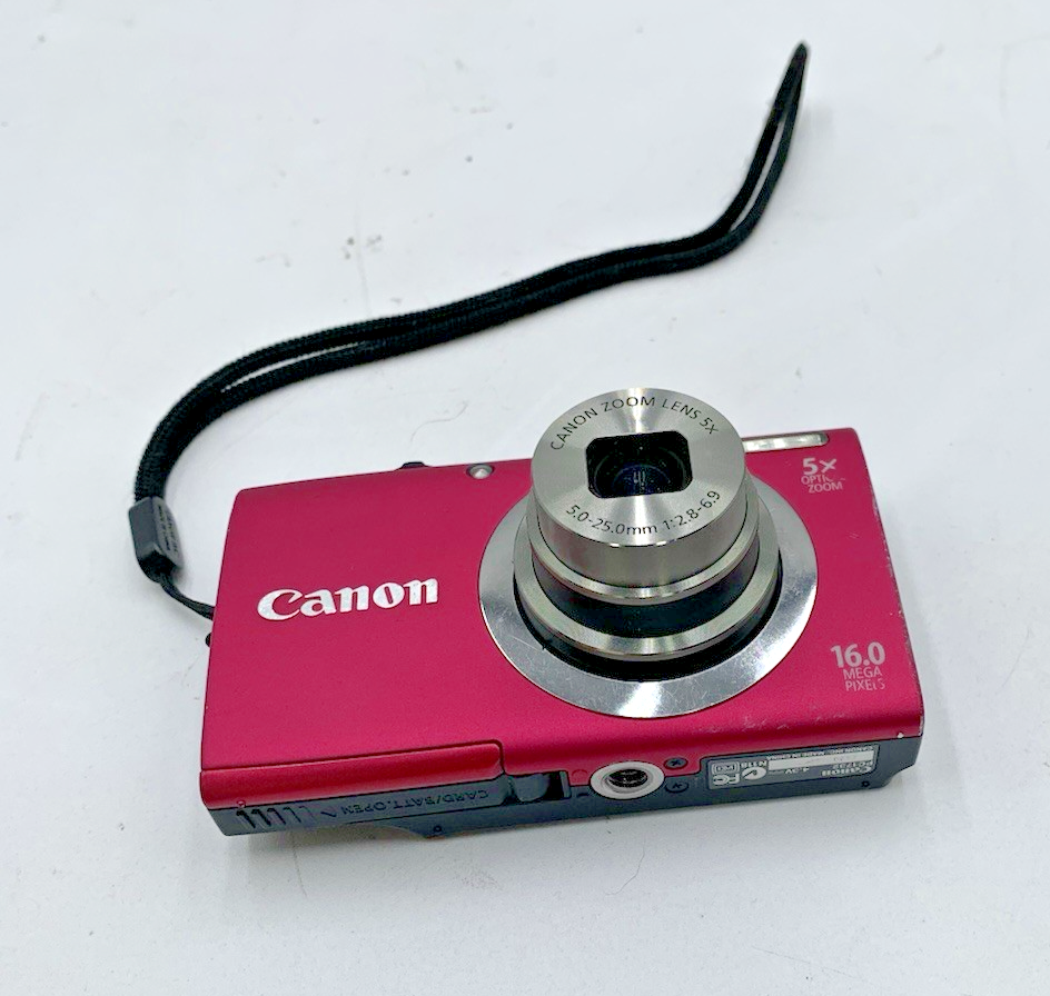 Canon PowerShot A2300 HD PC1732 Pink Digital Camera 5x Optical