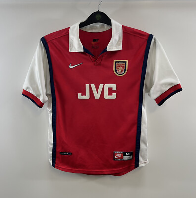 Arsenal Home Football Shirt 1998/99 Children's Medium Boys Nike