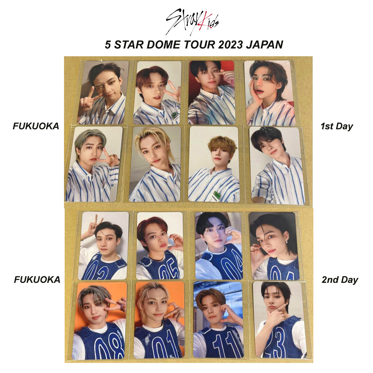 Stray Kids 5-STAR Dome Tour 2023 JAPAN FUKUOKA 1st 2nd Day Limited