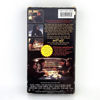 Set It Off VHS 1997 Kimberly Elise Queen Latifah 794043444531| eBay