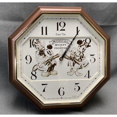 Seiko Disney Time Mickey & Friends Musical Wall Clock FW695G used
