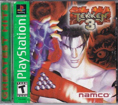 Tekken 3 (Sony PlayStation 1, 1998) Namco *COMPLETE* 722674020794