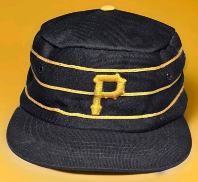 Pittsburgh Pirates Pillbox Vintage Black & Gold Striped Snapback