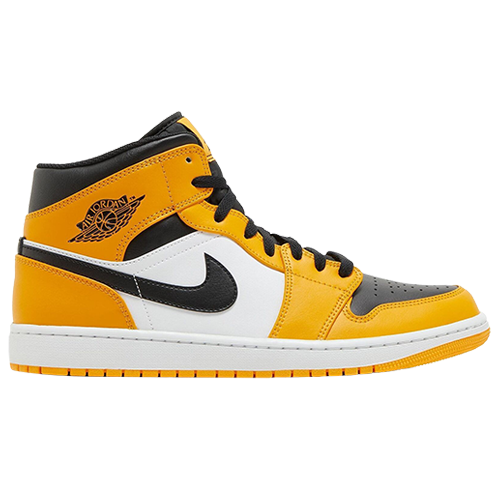 Nike Air Jordan 1 Mid Reverse Yellow Toe Taxi Black 554724-701