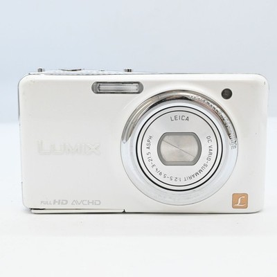 Panasonic LUMIX DMC FX77 Digital Camera Lily White 5x Optical Zoom