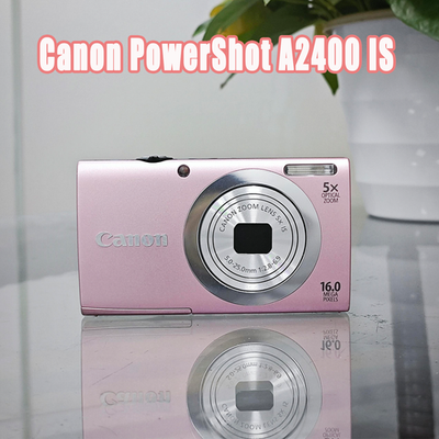 90% NEW Canon PowerShot A2400 IS 16.0MP Digital Camera Pink - 100