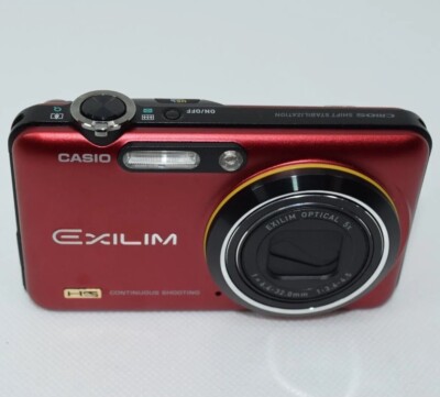 CASIO Golf Digital Camera HIGH SPEED EXILIM Red 10.1 MP EX-FC160
