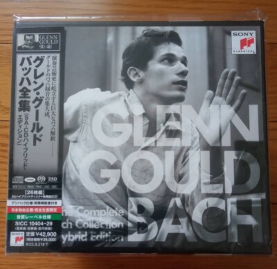 Glenn Gould Bach Complete Works SACD 26 Hybrid CD Box Japan Sony