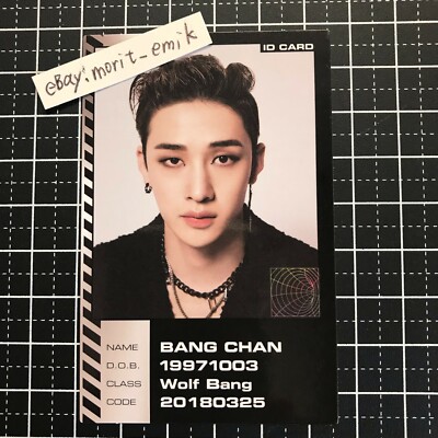 Stray Kids BANGCHAN ID - ODDINARY - official Photo card Mini Album