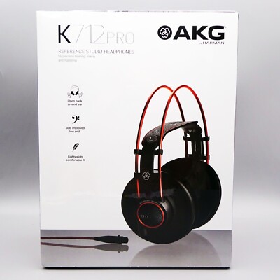 AKG K712 PRO Reference Studio Headphones Open Back Over Ear Wired
