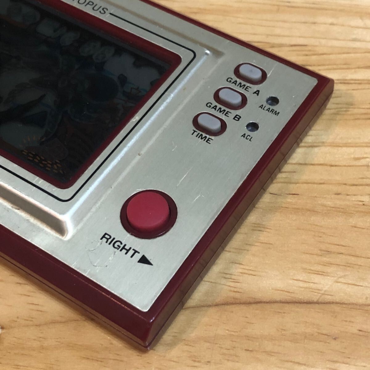 Nintendo OCTOPUS Game Watch OC-22 Wide Screen vintage Games 1981