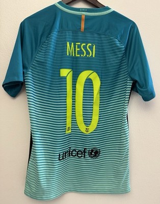 Nike Barcelona Mens 3rd Jersey 2016/17 Aqua 778854-388 Men's Size