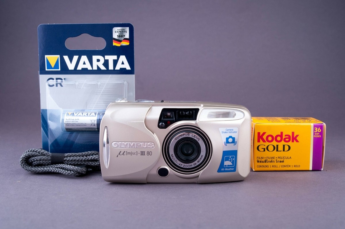 Olympus Mju III 80 Quartz Date 35mm Point&Shoot Film Camera | eBay