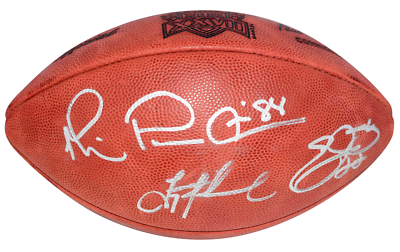 TROY AIKMAN EMMITT SMITH MICHAEL IRVIN SIGNED COWBOYS SUPER BOWL