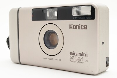 Konica Big mini BM-301 Limited 35mm Point & Shoot Silver [Exc