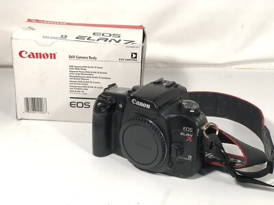 Canon EOS Elan 7E 35mm Vintage SLR Film Camera Body Only with Box
