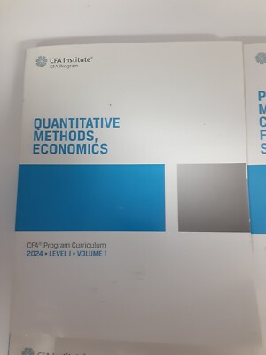 2024 CFA Institute Program Curriculum Level I Complete Set
