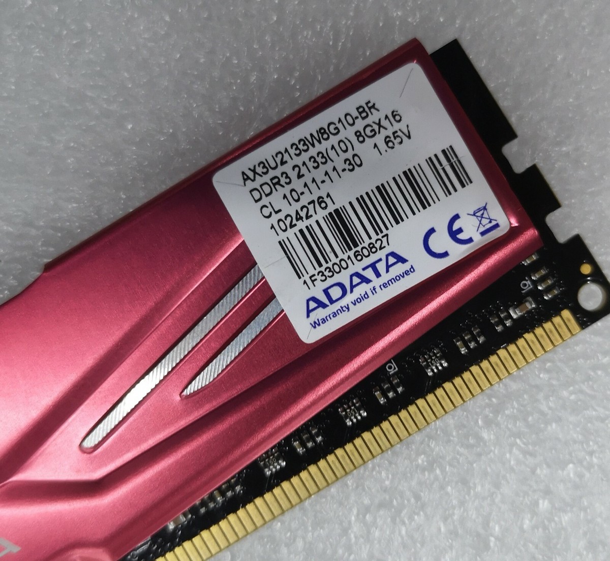 ADATA XPG 8GB DDR3 2133 PC3-17000 AX3U2133W8G10-BR 240pin Desktop