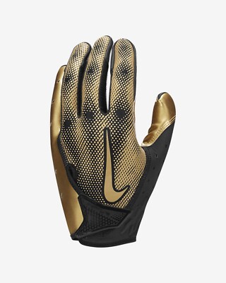 Nike Vapor Jet 7.0 Football Gloves Black Gold Unisex N1007029-073
