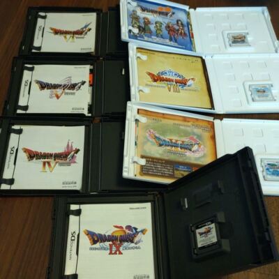 Dragon Quest Nintendo DS 4 5 6 9 & 3DS 7 8 11 7 Games Set Square