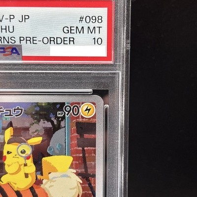 PSA 10 Detective Pikachu 098/SV-P Promo Pokemon Card Japanese 2023