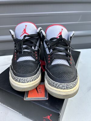 Nike Air Jordan 3 Retro Black Cement 2017 Size9 854262-001 OG III