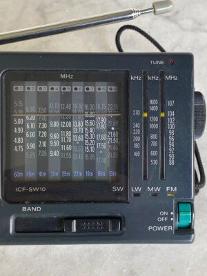 SONY Stereo 12 Bands FM SW MW LW Portable Receiver Shortwave Radio