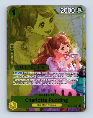 Charlotte Pudding OP03-112 Winner Championship Tournament Promo