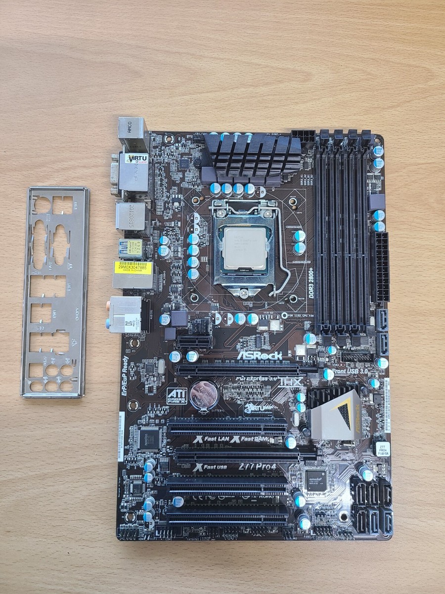 ASRock Z77 Pro4, LGA 1155, Intel Motherboard + Intel Core i5 3570