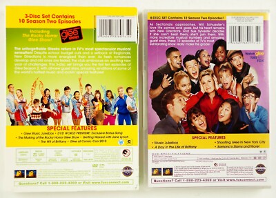 Glee Season 2, Volume 1 & Volume 2 DVD Box Sets,7 Disc,22 Season 2