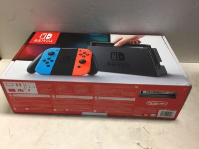 Nintendo HAD S KABAA USZ Switch with Neon Blue and Neon Red Joy
