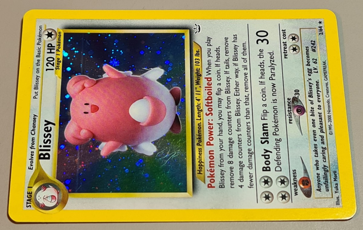 BLISSEY HOLO 2/64 ハピナス 英語版 ポケットモンスター BLISSEY 2/64