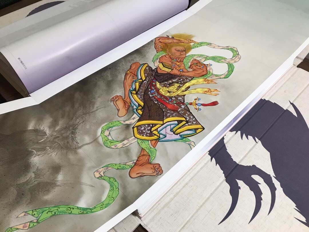 HORIYOSHI III 3rd generation Tattoo Artist Hanging SCROLLS Art