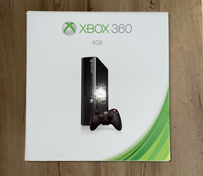RARE! NEW!! Microsoft Xbox 360 E 4 GB Black Mod 1538 Factory