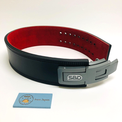 SBD パワーリフティング ベルト 黒/赤 13mm（M） SBD トレーニング