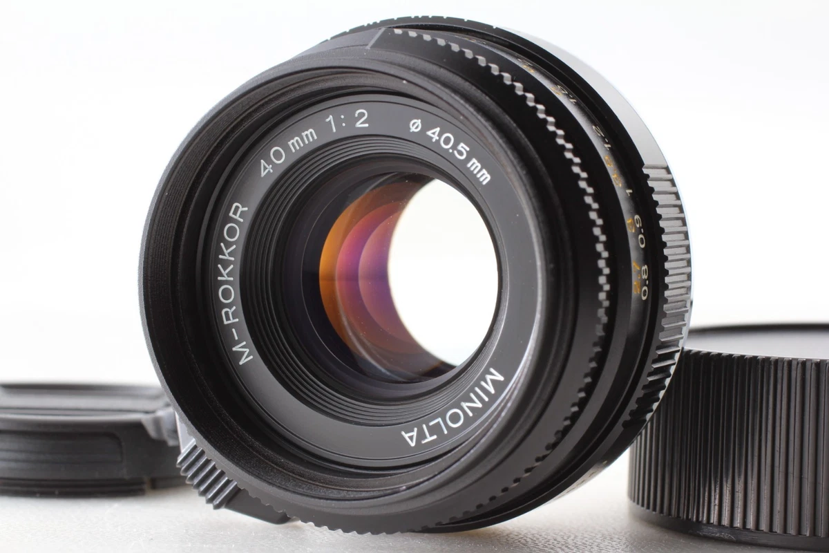 Minolta M Rokkor 40mm F2 for sale - eBay