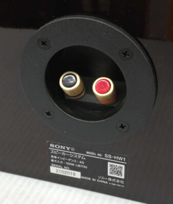 Sony SS-HW1 Pair Speaker High-resolution compatible 3-way 4-driver