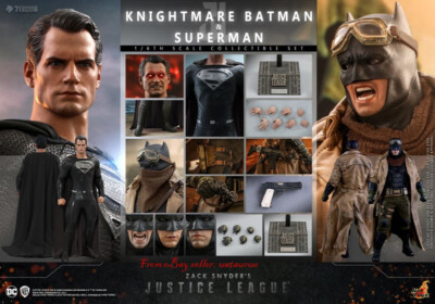 Perfect Hot Toys 1/6 Tms038 Knightmare Batman And Superman Suit In